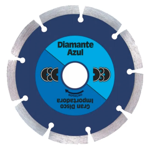 Disco Diamantado Segmentado de 105mm Diamante Azul